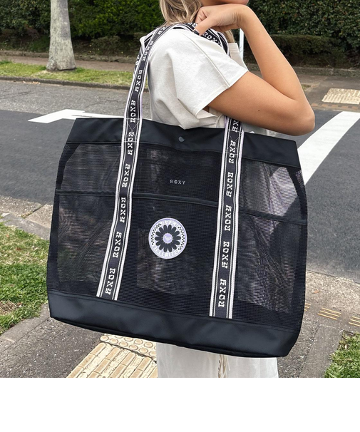 【OUTLET】Roxy WILD FLOWER MESH TOTE BAG ウィメンズ トートバッグ メッシュ ビーチバッグ プールバッグ