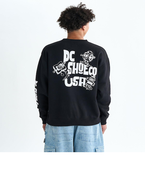 DC Shoes 25 NAUGHTY BOYS CREWNECK PULLOVER プルオーバー 裏起毛 メンズ