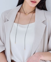 メタルポイントマルチコードネックレス