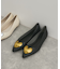 メタルハートパンプス
