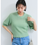 【洗える】アイレットブークレコンパクトニット