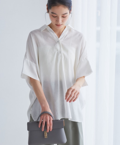 【WEB限定】バックシャンスキッパーブラウス
