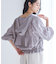 【追加】【WEB限定】シアーバックフリルフードブルゾン【洗える】