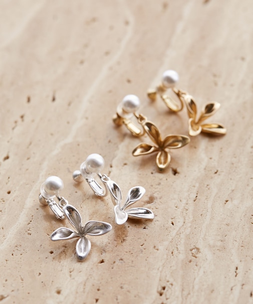 ゆれフラワーイヤリング