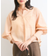 【防シワ/接触冷感/洗える】ボリュームスリーブショート丈シアーシャツ