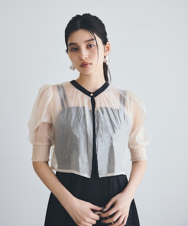 【VIS DRESS】【3WAY】シアートップスセットキャミドレス