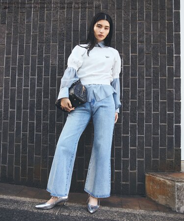 【Reebok】VIS別注コンパクトニットプルオーバー