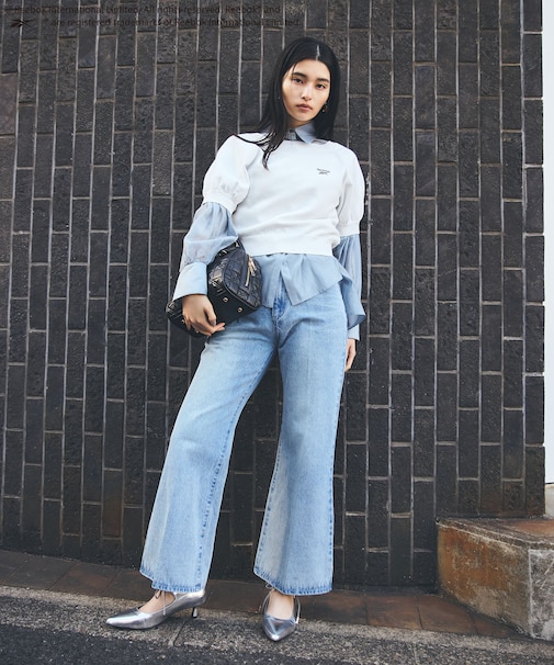 【Reebok】VIS別注コンパクトニットプルオーバー