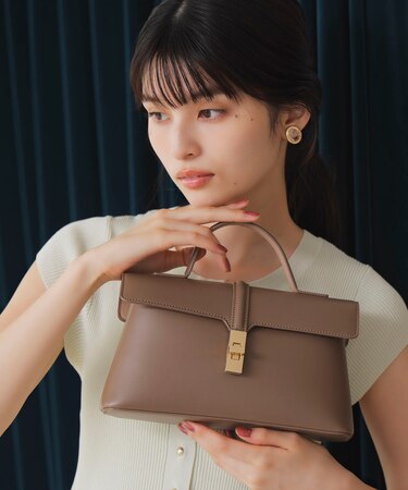 【新色追加】ひねり金具ワンハンドルミニショルダーバッグ