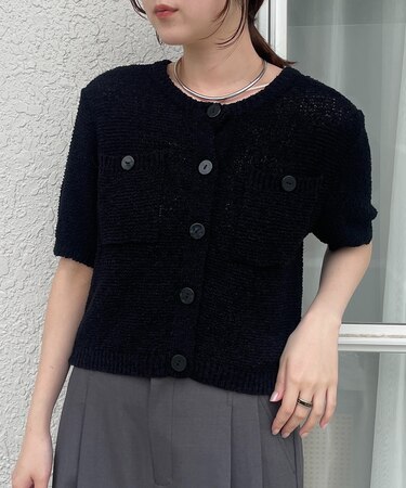 ブークレコンパクトカーディガン