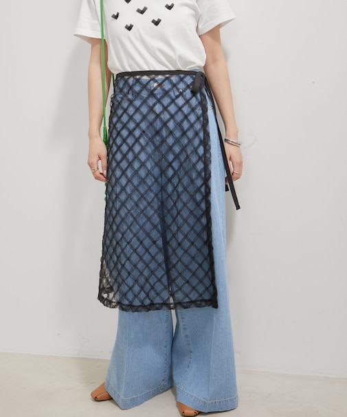 アソートレースオーバーラップスカート