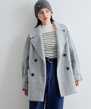 シャギーミディ丈Pコート