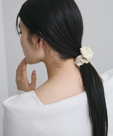 バラサテンヘアゴム