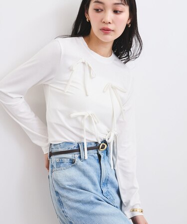 リボンデザインTシャツ
