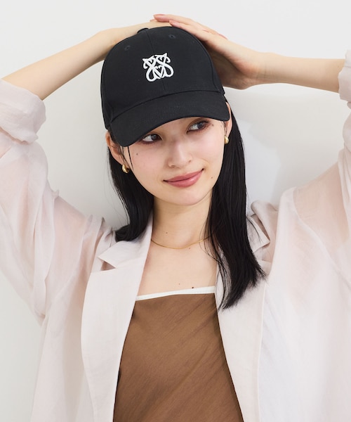 新色追加】ロゴマーク刺繍キャップ｜ビスの通販｜&mall（アンドモール