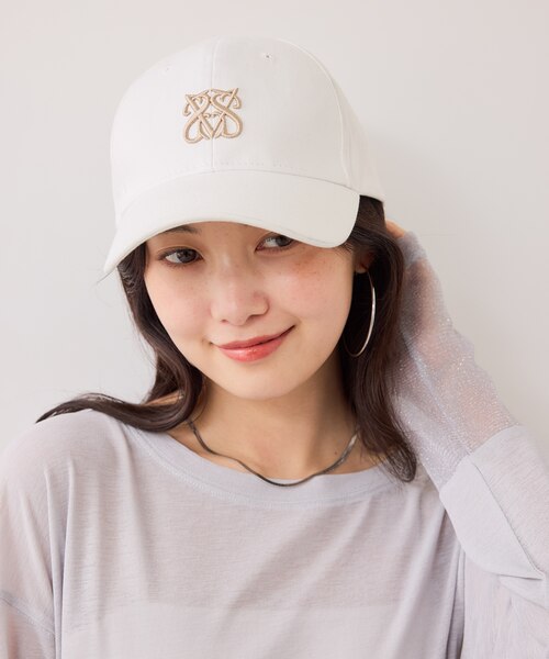新色追加】ロゴマーク刺繍キャップ｜ビスの通販｜&mall（アンドモール