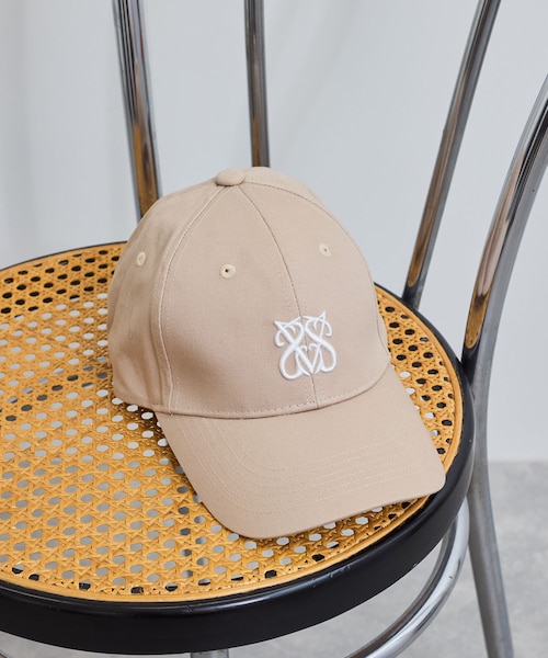 新色追加】ロゴマーク刺繍キャップ｜ビスの通販｜&mall（アンドモール