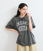 ピグメント加工プリントビッグTシャツ