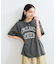 ピグメント加工プリントビッグTシャツ