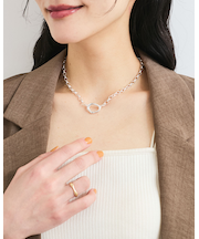 リングトップチェーンネックレス