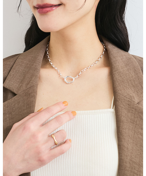 リングトップチェーンネックレス