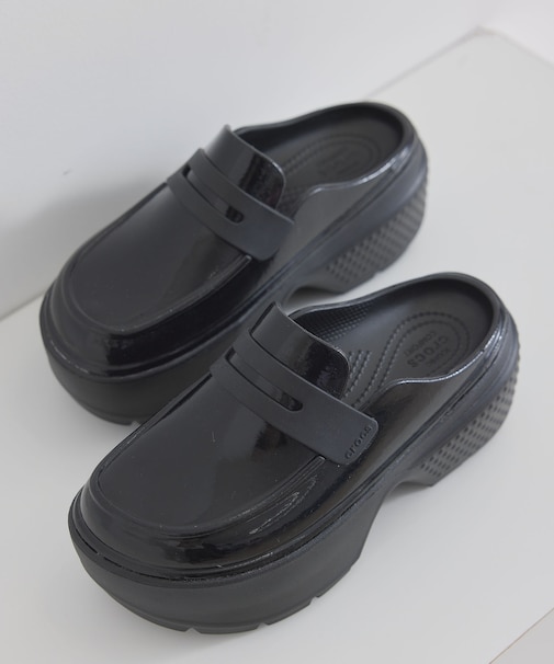【crocs】STOMP HIGH SHINE LOAFER【WEB限定】
