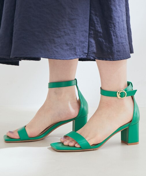 ストラップヒールサンダル