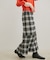 チェックアソートマーメイドスカート