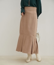 チェックアソートマーメイドスカート