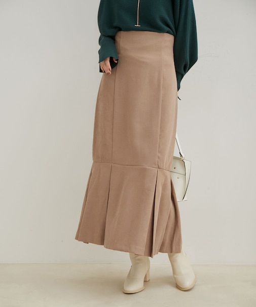 チェックアソートマーメイドスカート