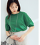 【接触冷感】ハーフスリーブベーシックニット