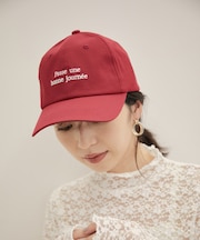 リサイクルポリエステルロゴキャップ【sustainable】
