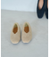 ボアフラットパンプス