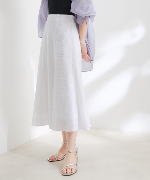 【セットアップ対応】幾何学レースマーメイドスカート