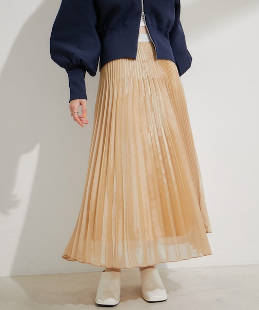 スパークルプリーツスカート