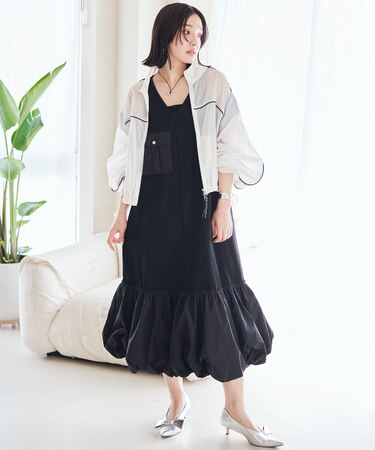 ドッキングバルーンワンピース【洗える】