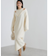 【WEB限定】アンサンブル風Vネックニットワンピース