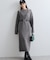 【WEB限定】アンサンブル風Vネックニットワンピース