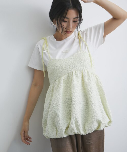 ラッフルヘムデザインキャミソール｜フレイアイディーの通販｜&mall
