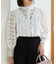 【WEB限定】ハイネックレースブラウス