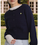 【新色追加】【POLO BCS】VIS別注ミニケーブルコンパクトニットカーディガン