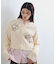 【WEB限定】刺繍フラワーカーディガン