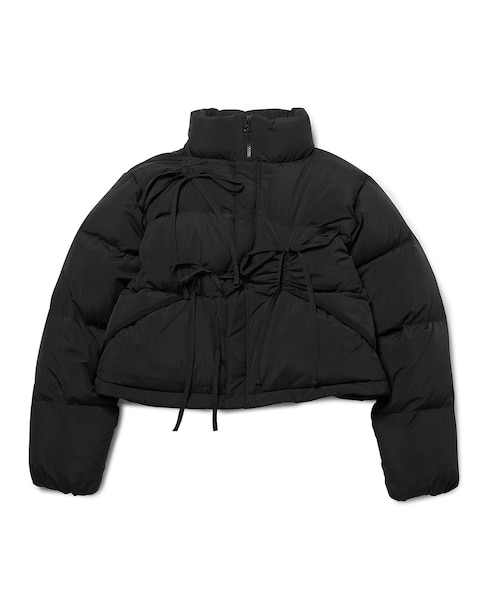 韓国人気ブランド/sinoon】 リボンディテールダウンジャケット｜ビスの