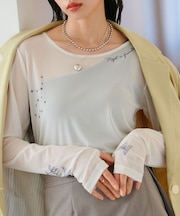 【洗える】シアータトゥートップス