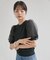 【夏トップス総選挙/お気に入り登録No.1】袖シアードッキングニット