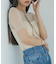 【洗える】シアーラメレイヤードTシャツ