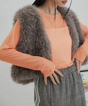 【洗える】クルーネックシアーロングTシャツ