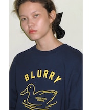 【韓国人気ブランド/sinoon】プリントスウェットプルオーバー【洗える】