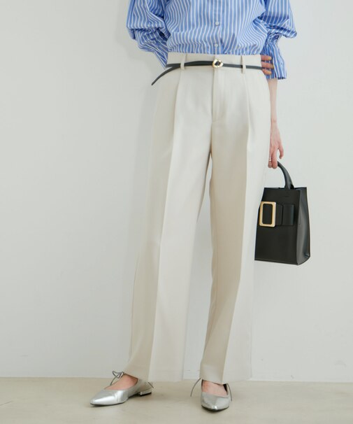 美HITワンタックストレートパンツ【洗える】