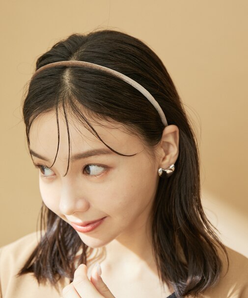 ベロアナローカチューシャ